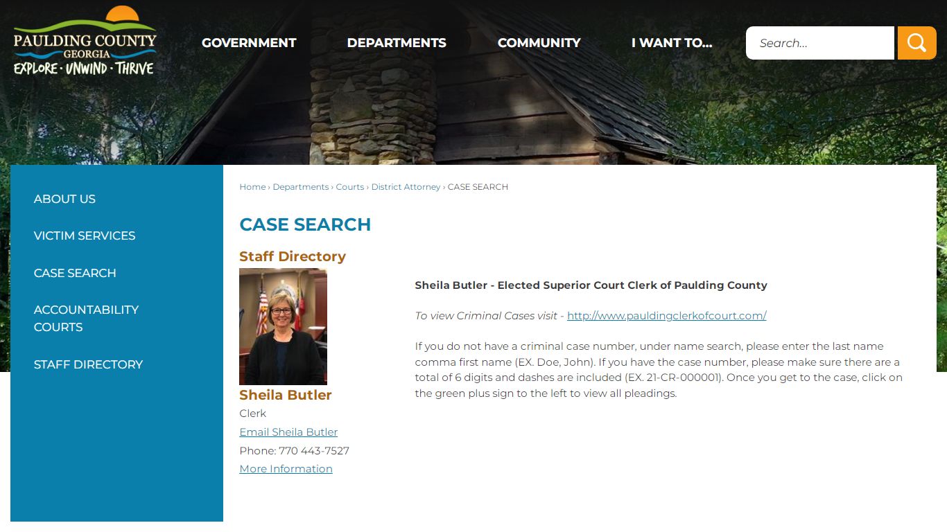 CASE SEARCH | Paulding County, GA